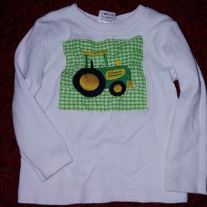 Tractor applique shirt